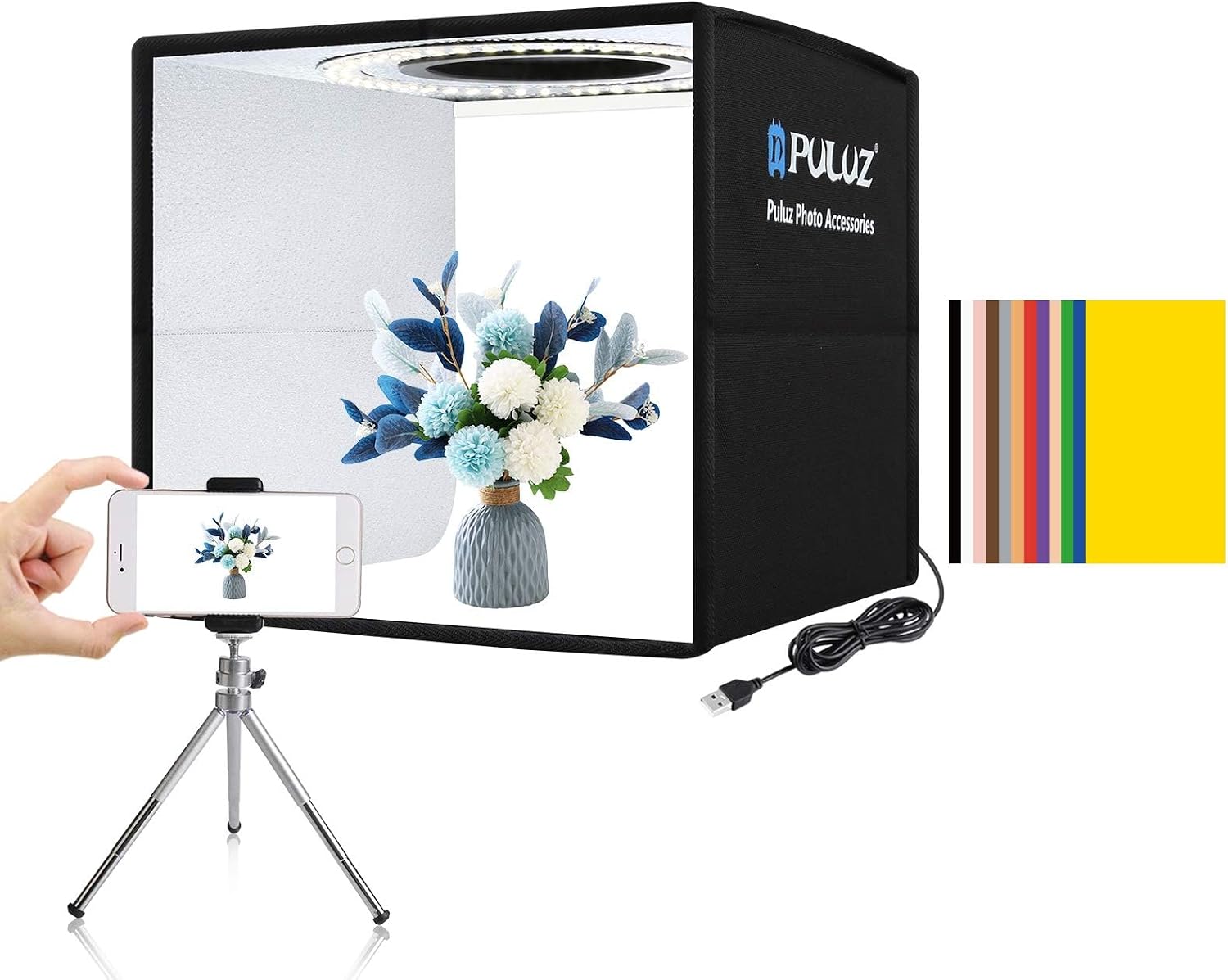 Photography Lighting Kits - ไฟวิดีโอ LED RGB พร้อมการควบคุมผ่านแอปพลิเคชัน, ชุดไฟถ่ายภาพและวิดีโอ 800D,