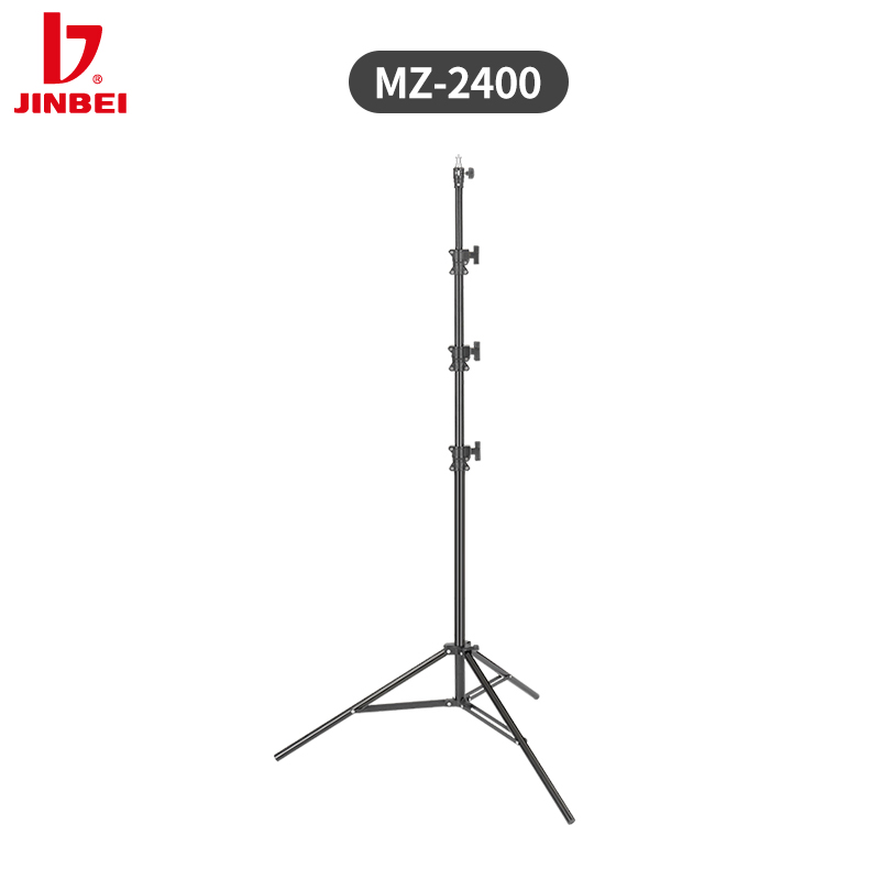Photography Lighting Studio - ขาตั้งไฟถ่ายภาพอลูมิเนียมแบบมีเบาะลม JINBEI MZ-2400FP ขาตั้งกล้องระดับมืออาชีพสำหรับสตูดิโอ