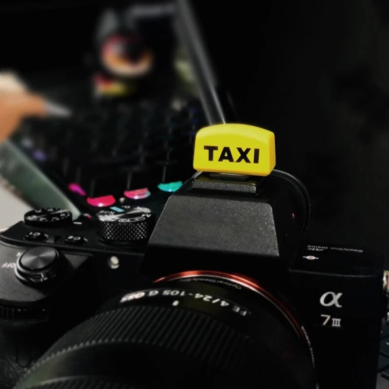 Macro Photography Lighting Kit - กล้องแท็กซี่รองเท้าร้อนฝาครอบป้องกันการ์ตูนสําหรับแท็กซี่สําหรับ Sony Canon Nikon Olympus Panasonic