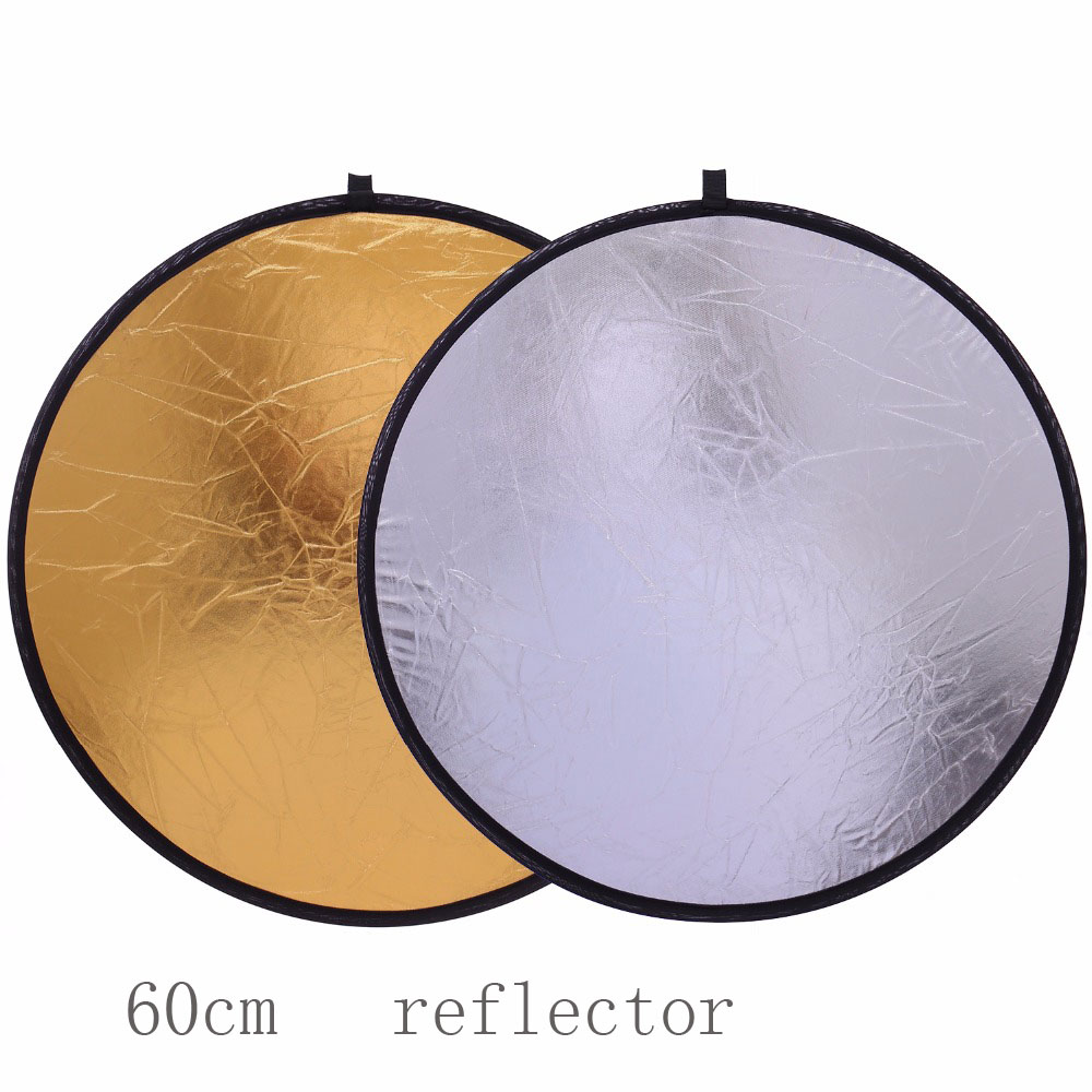Reflector Disc Silver - 60 ซม.2in1 Handhold Multi พับแบบพกพา Disc
