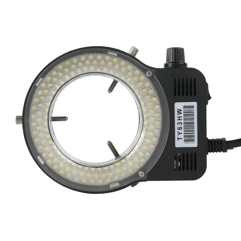 Photography Lighting Description - ไฟวงแหวน LED ปรับระดับได้ 144 ดวง สำหรับกล้องจุลทรรศน์สเตอริโอแบบสามตา