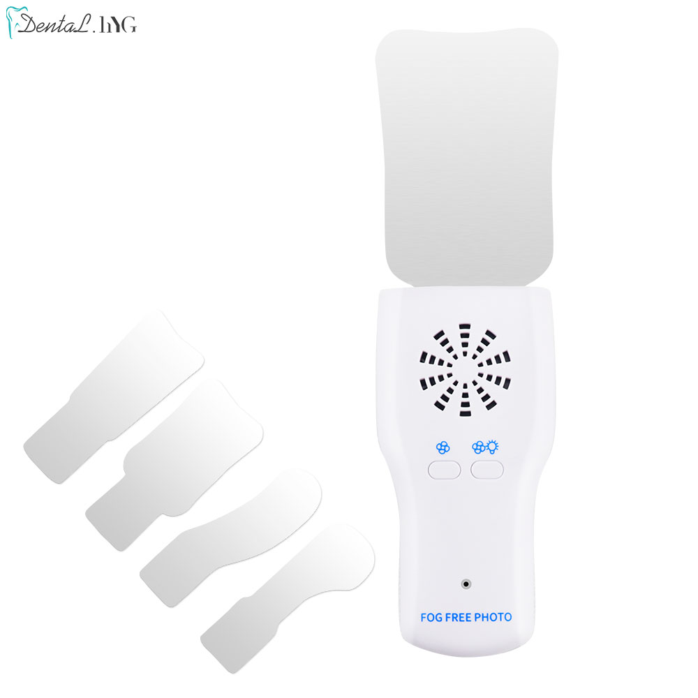 Photography Lighting Reflectors - ทันตกรรม Anti-FOG กระจกหมอกฟรี Intraoral การถ่ายภาพกระจกสแตนเลส LED