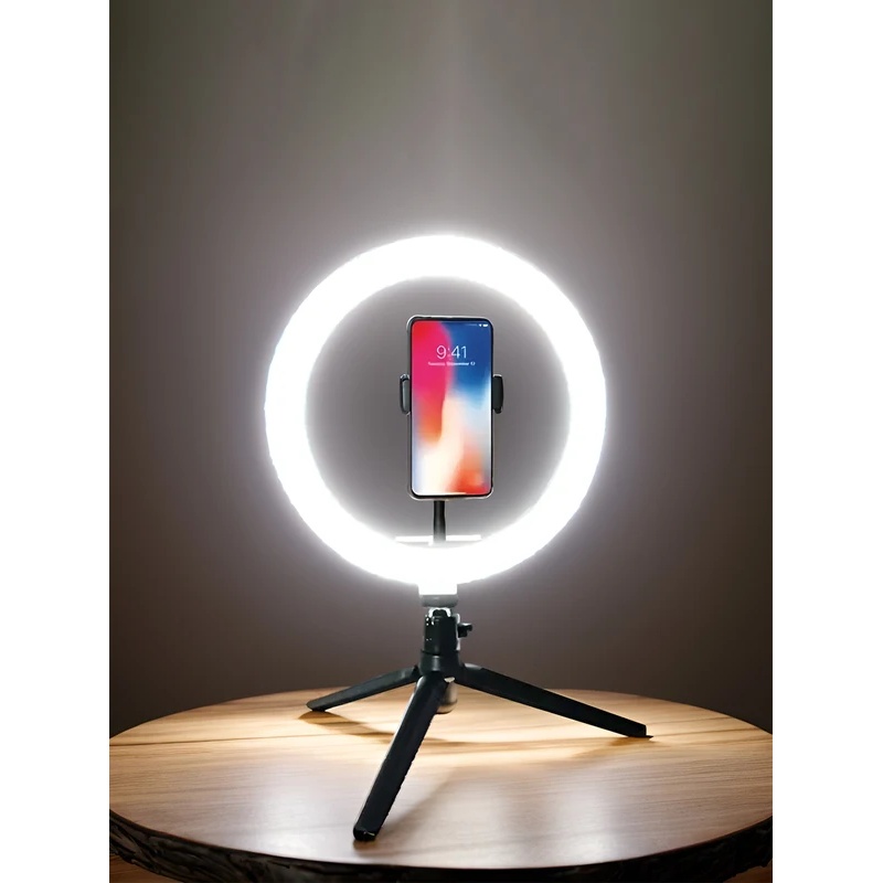 Photography Lighting Circle - ไฟวงแหวน Desiontal ขนาด 26 ซม. พร้อมขาตั้งกล้อง,