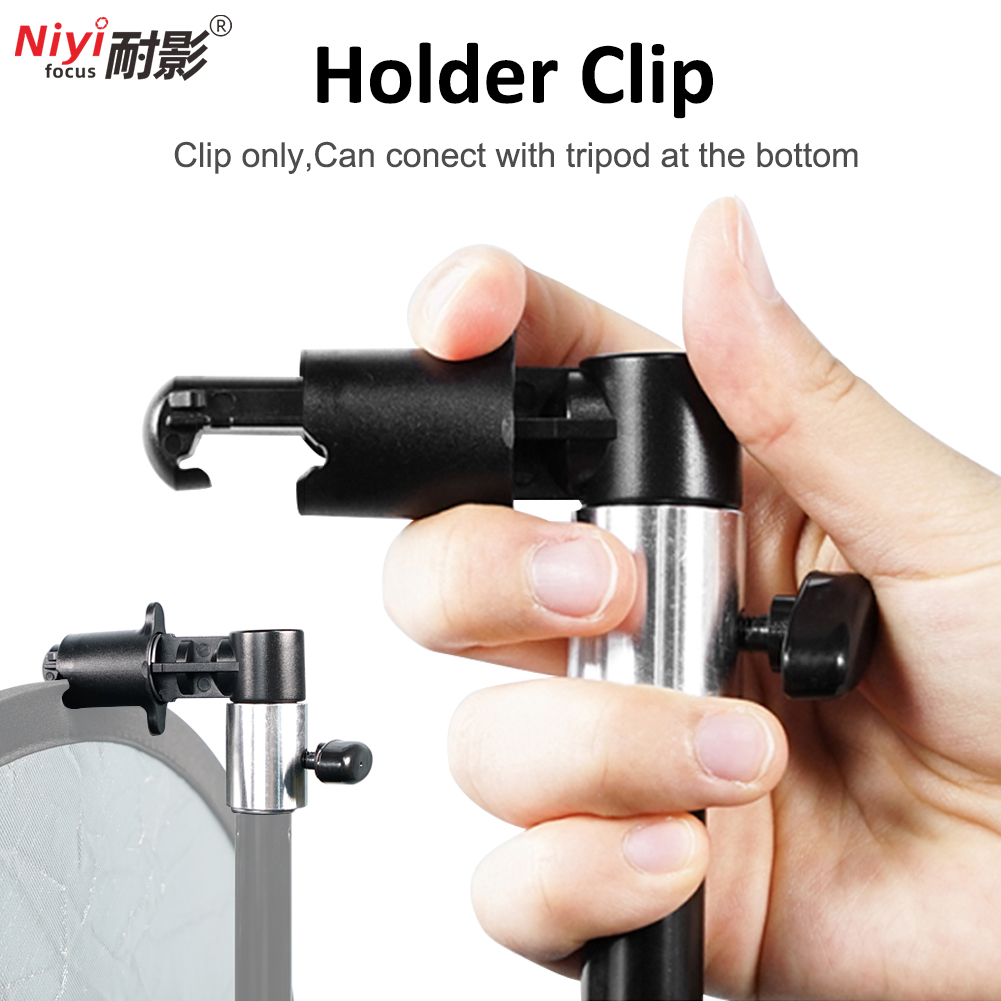 Photography Lighting Reflectors - ผู้ถือคลิปสะท้อนแสงคลิป CLAMP การถ่ายภาพสตูดิโอพื้นหลัง Clipper ขาตั้งกล้องแฟลช Reflector