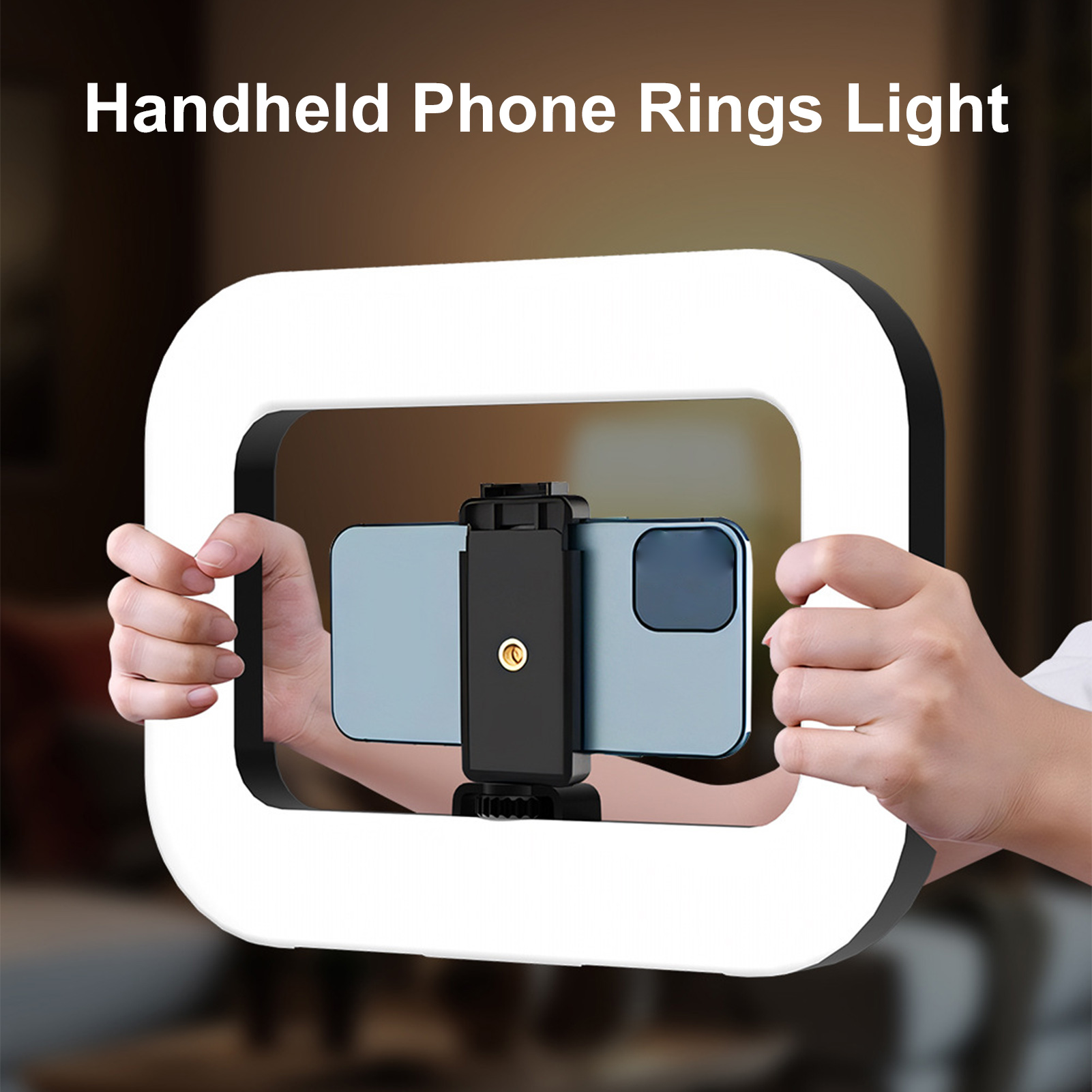 ไฟโทรศัพท์มือถือแบบชาร์จได้ พร - Photography Lighting Circle บทวิจารณ์และราคา
