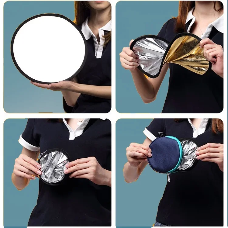 TENWISH การถ่ายภาพ Mini Reflec - Reflector Disc Silver บทวิจารณ์และราคา