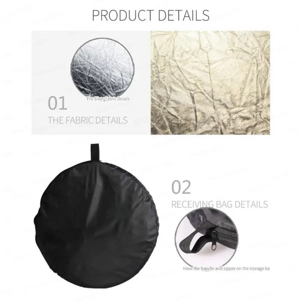 ตัวสะท้อนแสง30ซม. 60ซม. 80ซม.  - Photography Lighting Reflectors บทวิจารณ์และราคา