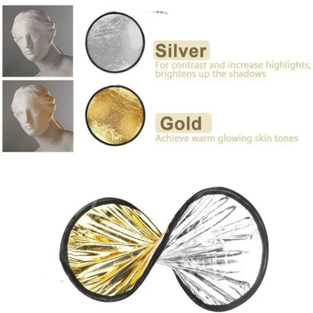 ตัวสะท้อนแสง30ซม. 60ซม. 80ซม.  - Photography Lighting Reflectors บทวิจารณ์และราคา