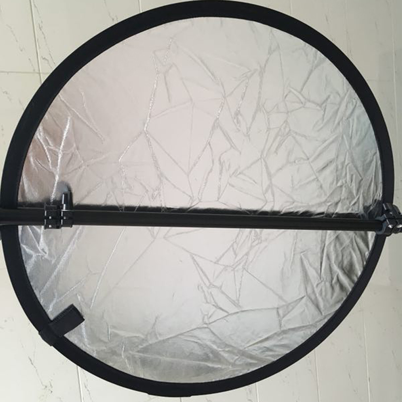 แผ่นสะท้อนแสงกลม 23 นิ้ว 60 ซม - Reflector Disc Silver บทวิจารณ์และราคา