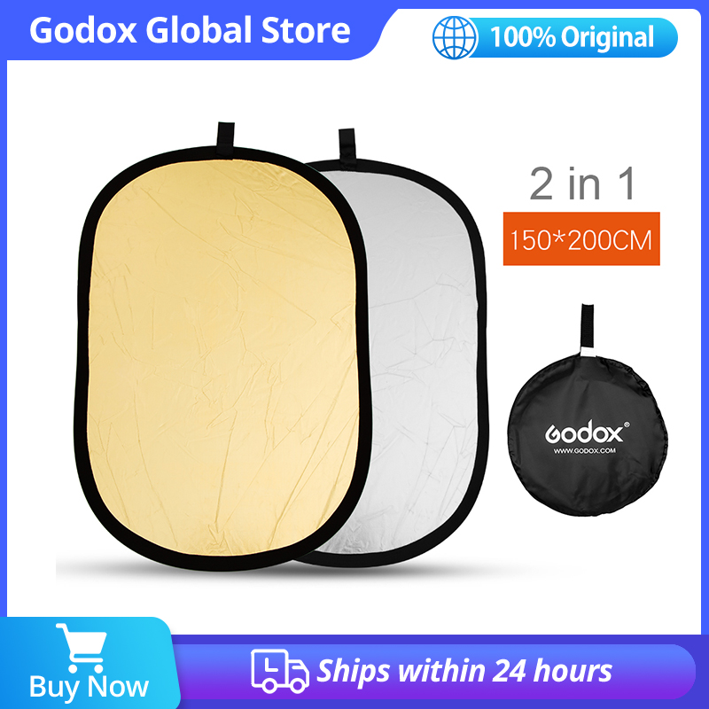 แผ่นสะท้อนแสง Godox 2in1 ขนาด  - Reflector Disc Silver บทวิจารณ์และราคา