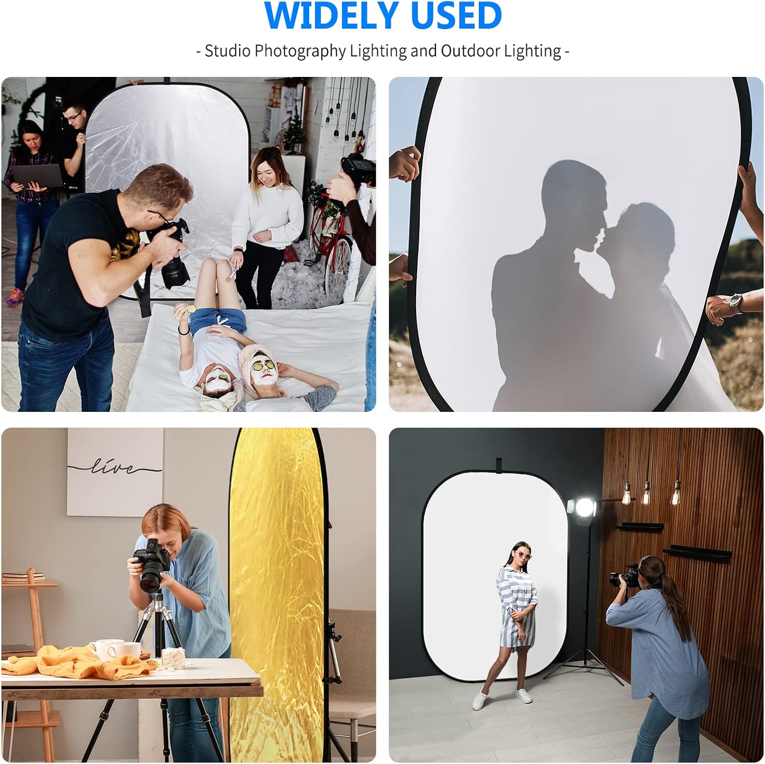 แผ่นสะท้อนแสงสำหรับการถ่ายภาพ  - Reflector Disc Silver บทวิจารณ์และราคา