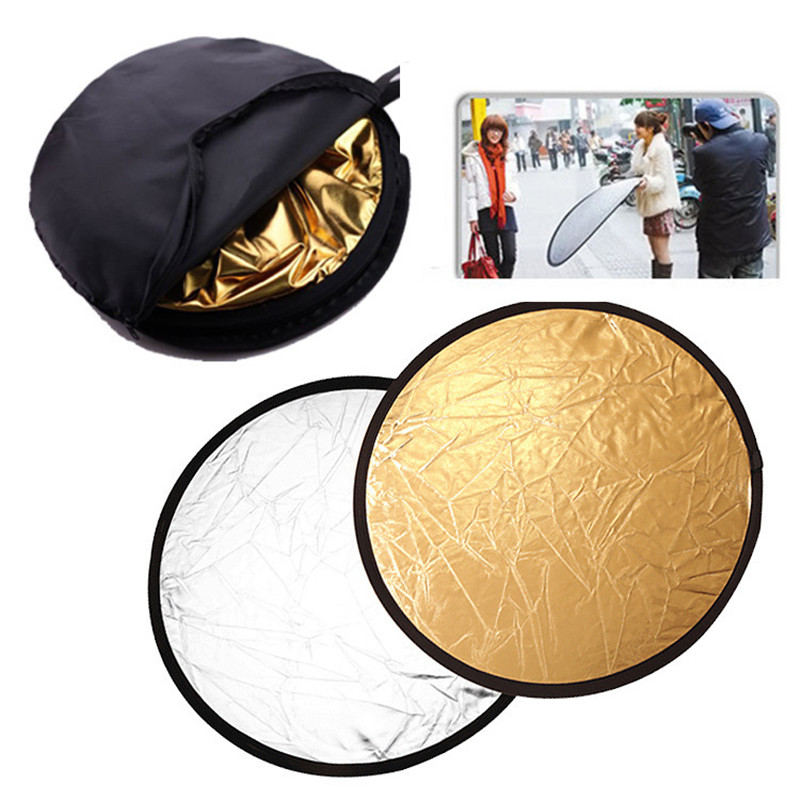 แผ่นสะท้อนแสงถ่ายภาพแบบพกพา 43 - Reflector Disc Silver บทวิจารณ์และราคา