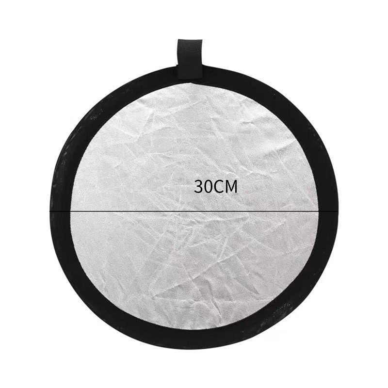 แผ่นสะท้อนแสงแบบพกพา ขนาด 30 ซ - Reflector Disc Silver บทวิจารณ์และราคา