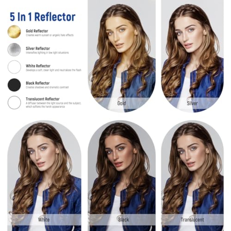แผ่นสะท้อนแสงขนาด 51 นิ้ว/130  - Reflector Disc Silver บทวิจารณ์และราคา
