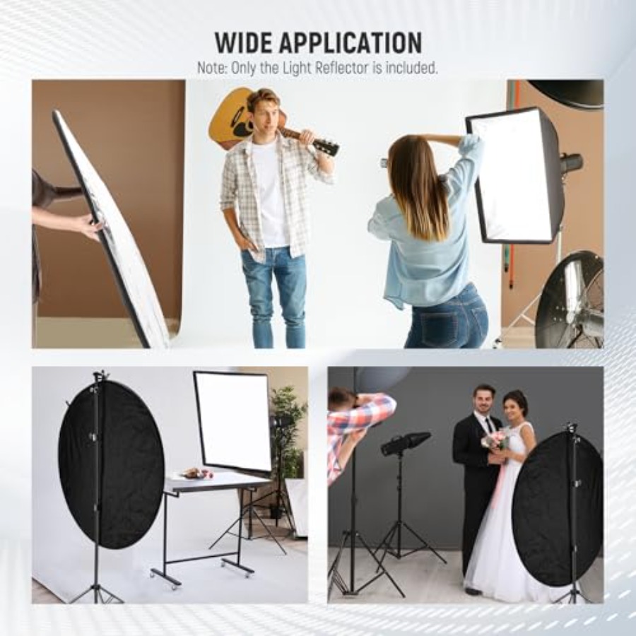 แผ่นสะท้อนแสงขนาด 51 นิ้ว/130  - Reflector Disc Silver บทวิจารณ์และราคา