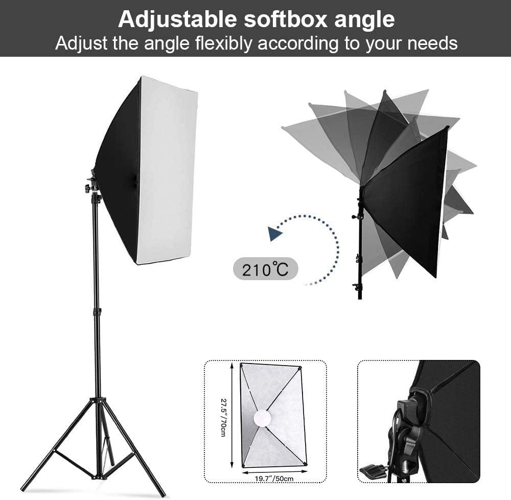 ชุดไฟสตูดิโอซอฟต์บ็อกซ์สำหรับถ - Photography Lighting Kits บทวิจารณ์และราคา