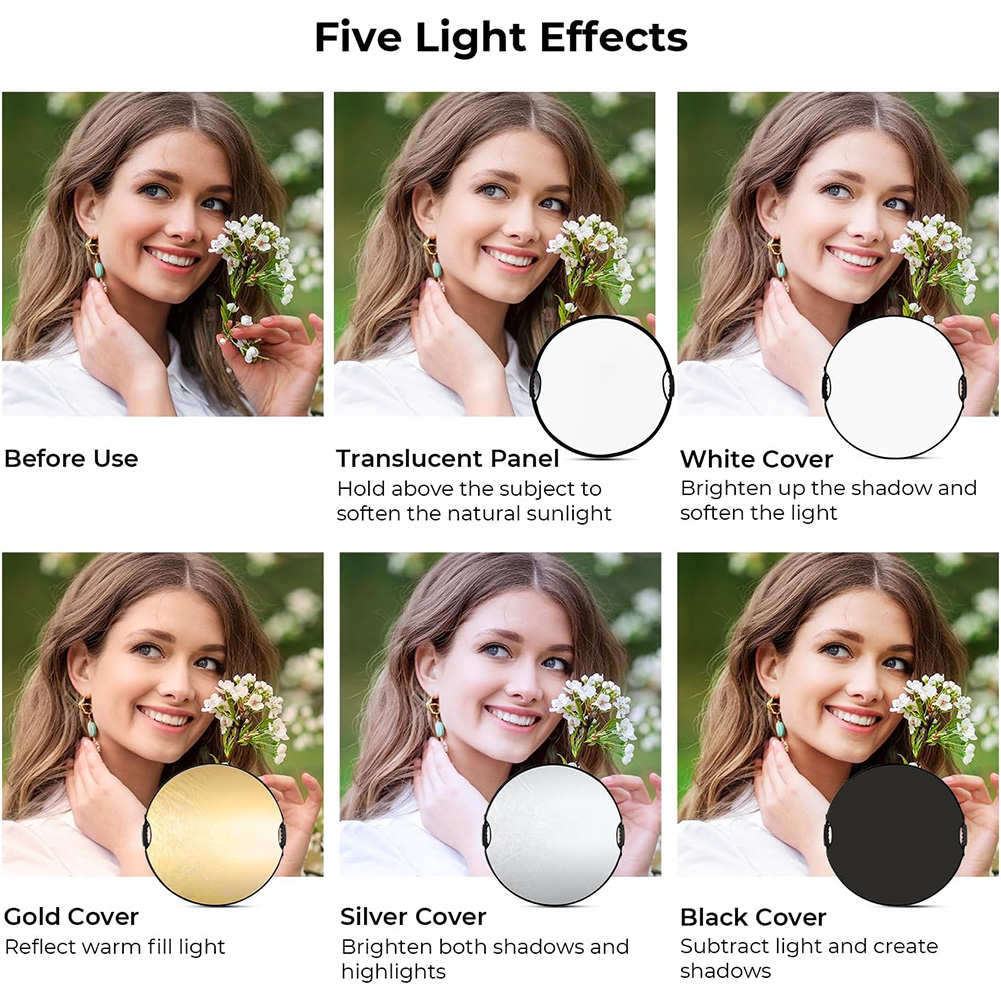แผ่นสะท้อนแสง MYOBO สำหรับถ่าย - Photography Lighting Reflectors บทวิจารณ์และราคา