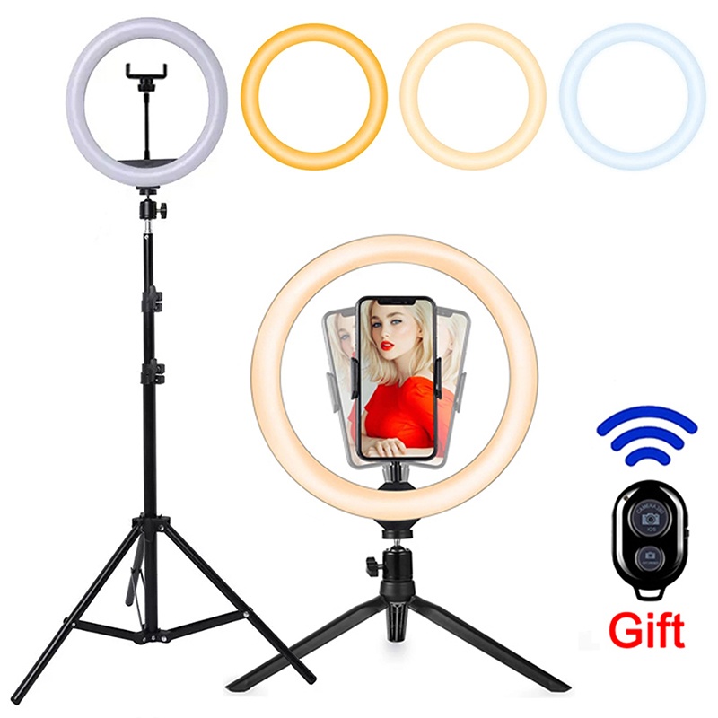 ไฟวงแหวน LED ขนาด 16/26/33 ซม. - Photography Lighting Description บทวิจารณ์และราคา