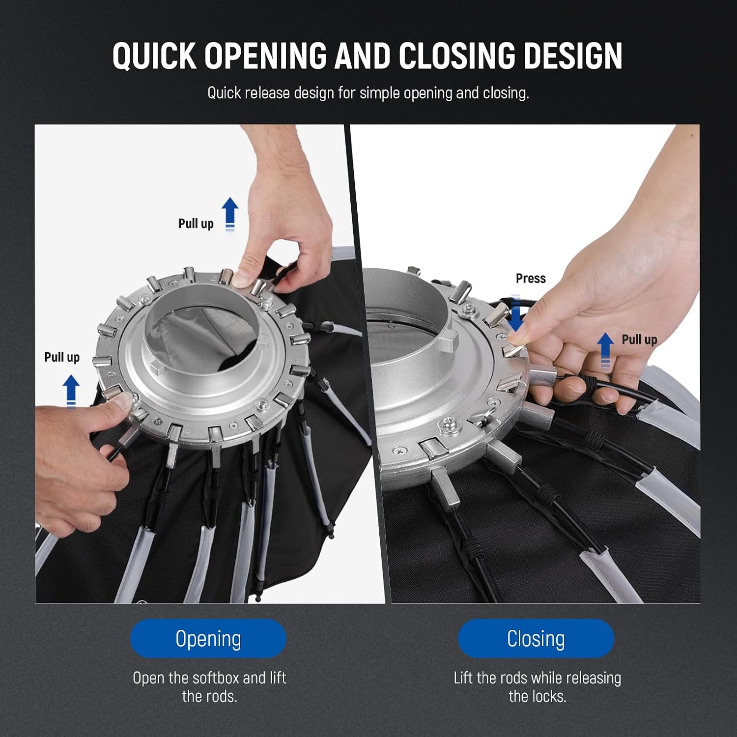 ซอฟต์บ็อกซ์แบบพาราโบลาพร้อมเมา - Macro Photography Lighting Kit บทวิจารณ์และราคา