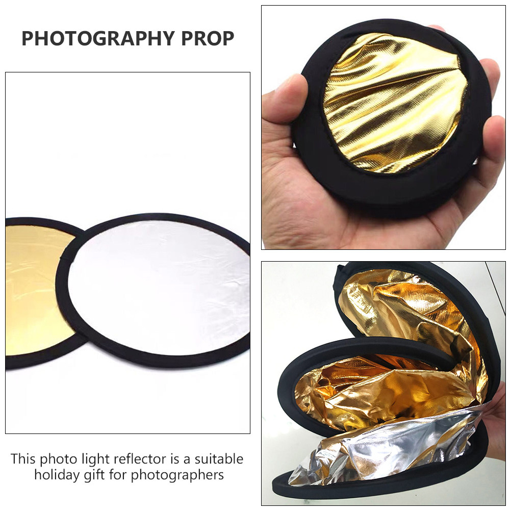 แผ่นสะท้อนแสงสำหรับถ่ายภาพแบบพ - Reflector Disc Silver บทวิจารณ์และราคา