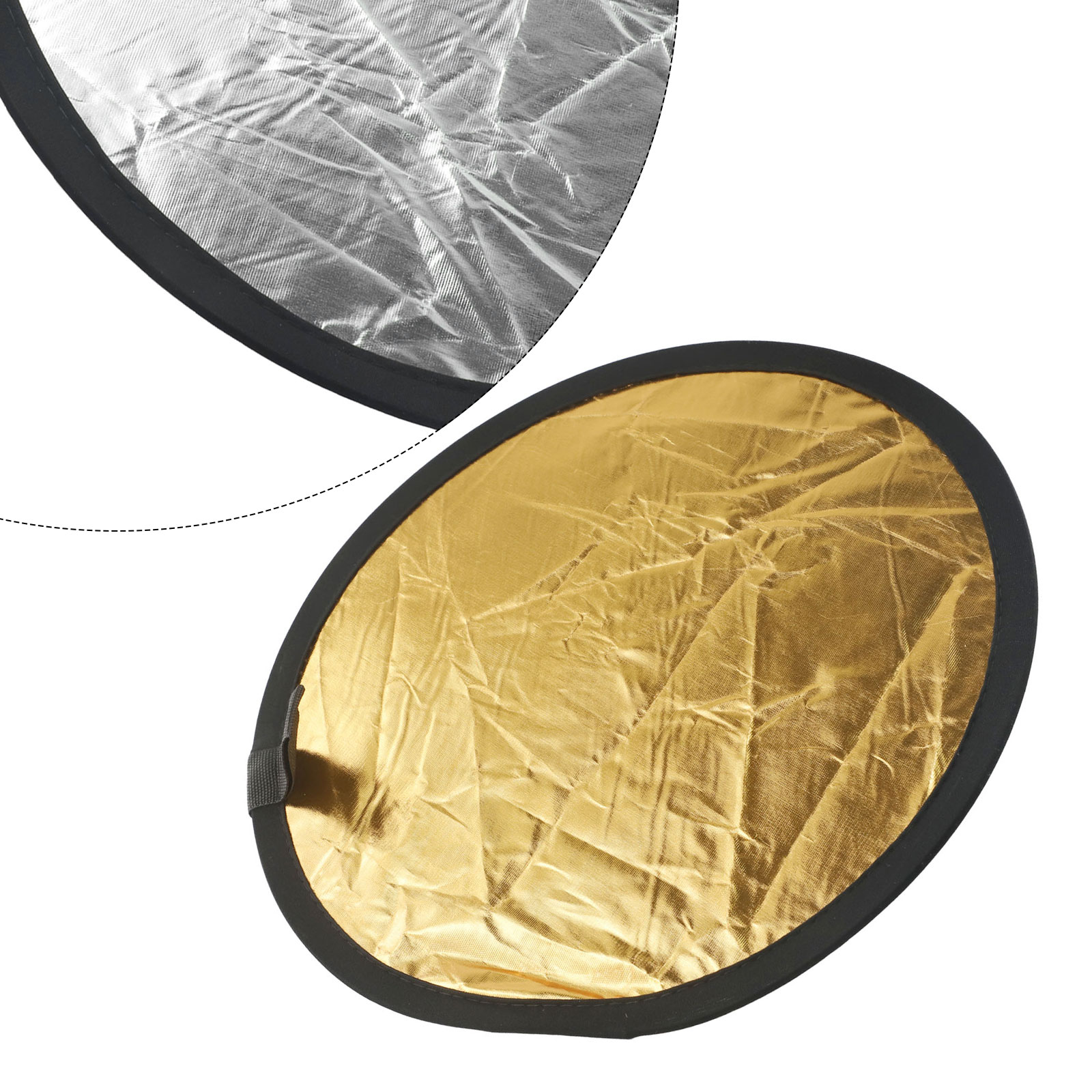 แผ่นสะท้อนแสงถ่ายภาพแบบพกพา 5- - Reflector Disc Silver บทวิจารณ์และราคา