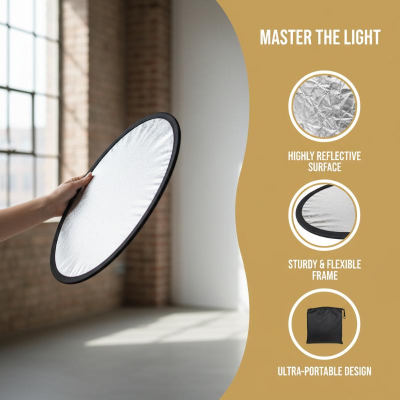 แผ่นสะท้อนแสงแบบพับได้ 5 in 1  - Photography Lighting Reflectors บทวิจารณ์และราคา